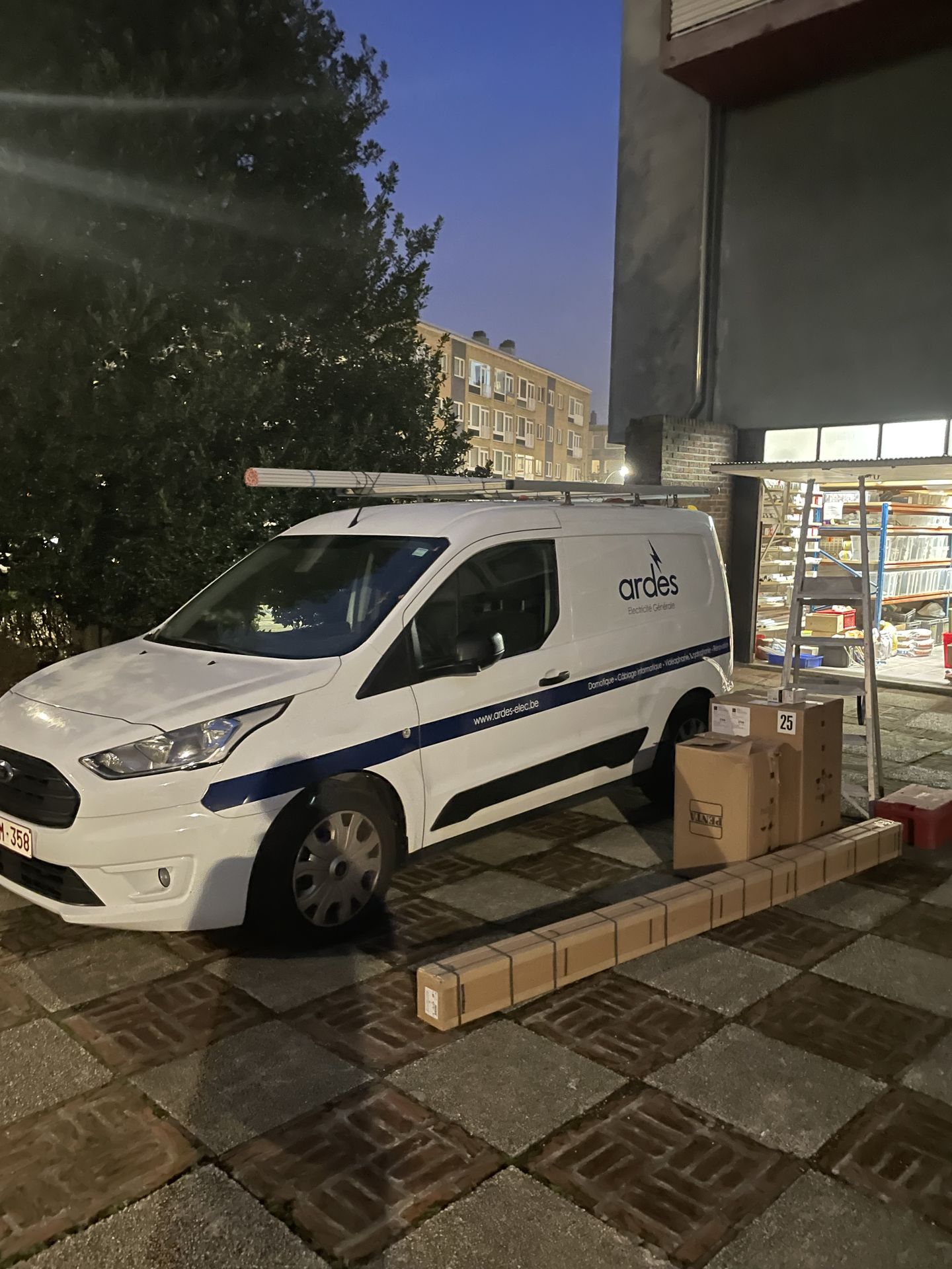 Installation en phase de réalisation
